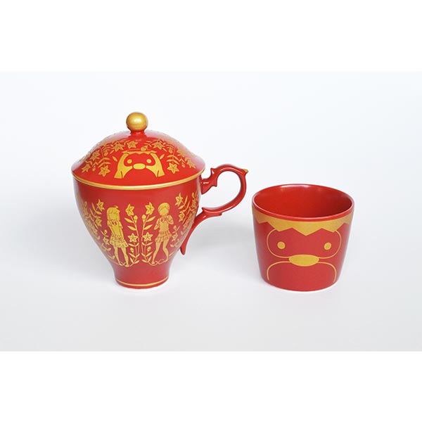 やくならマグカップも「金襴手ふたマグ揃」