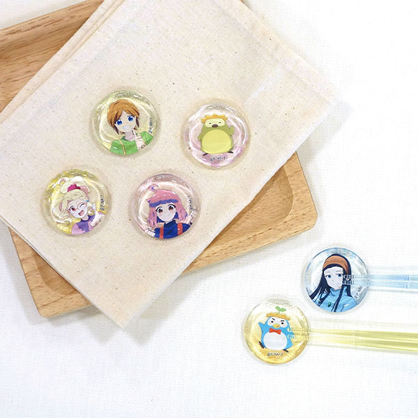 やくならマグカップも　ガラス丸箸置き